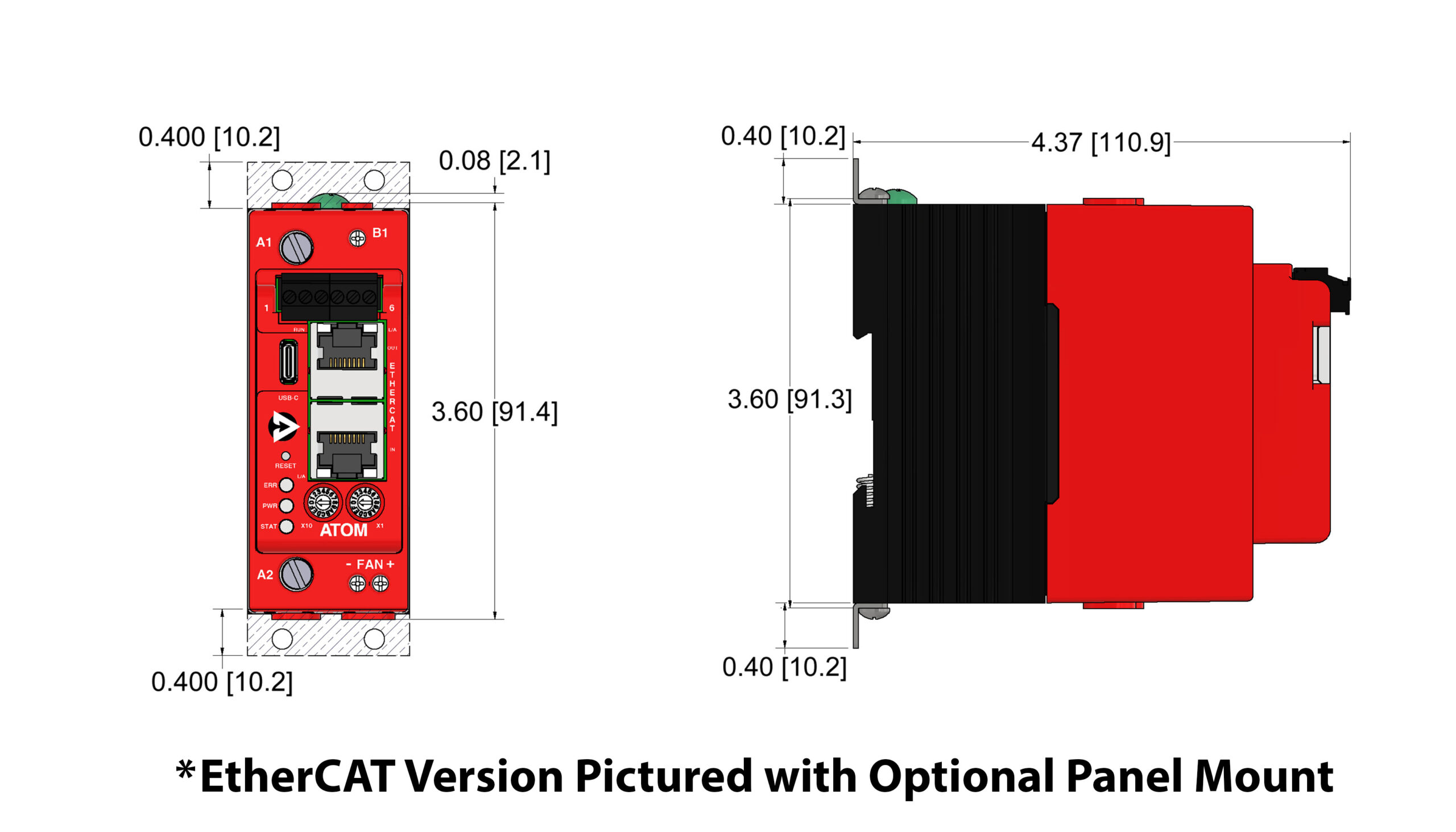 Online 1ph 16A ethercat
