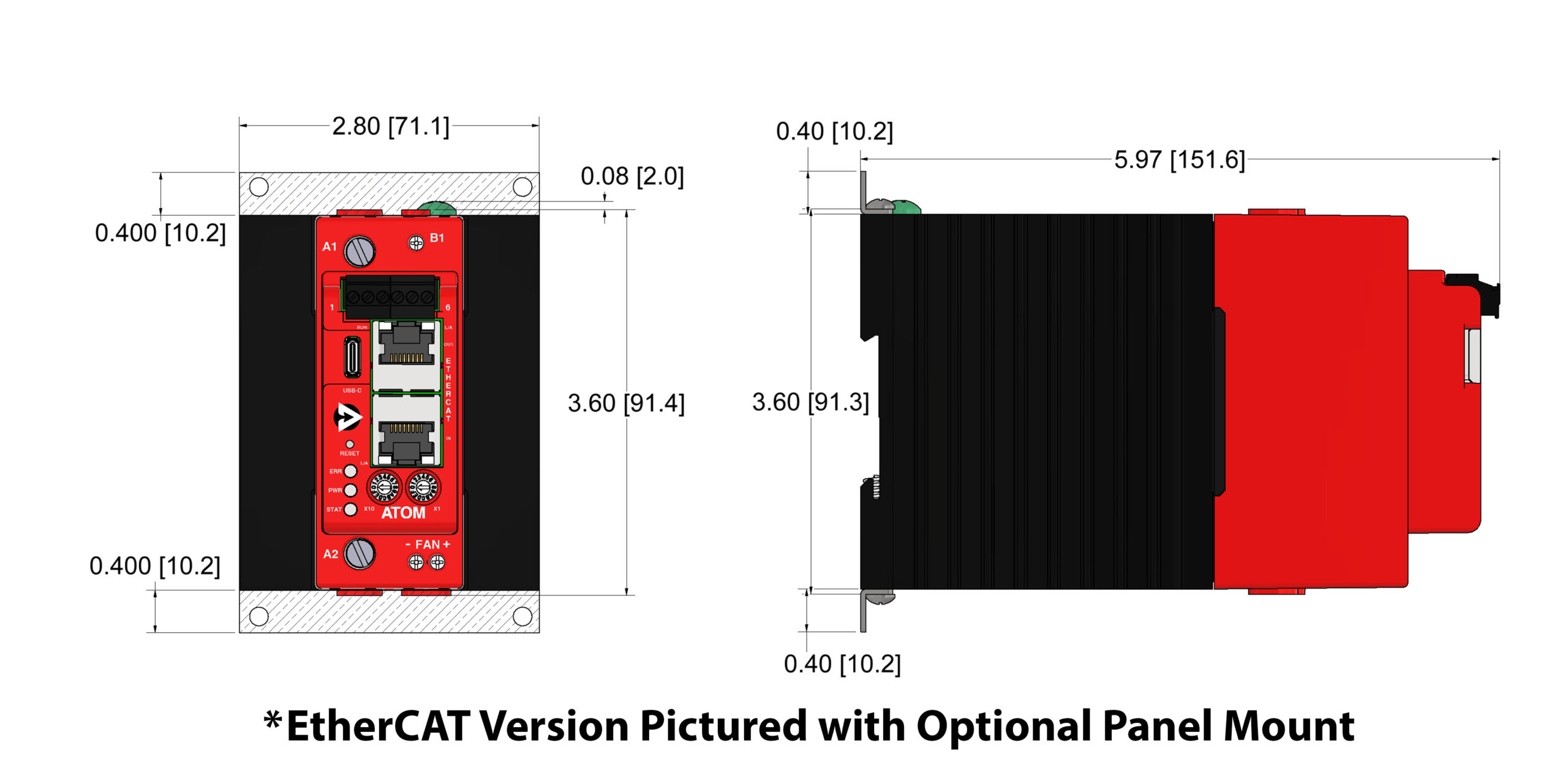 Online 1ph 50A Ethercat